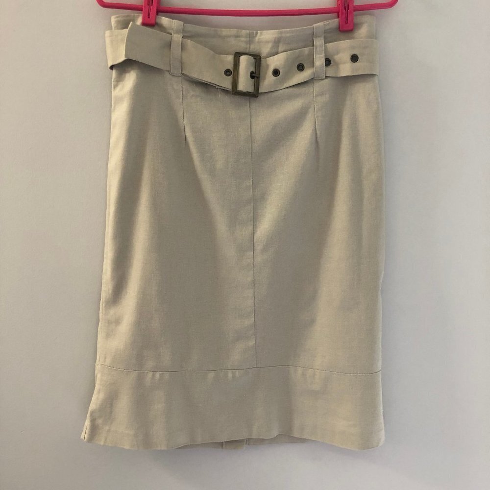 Donna Long Light Taupe Skirt